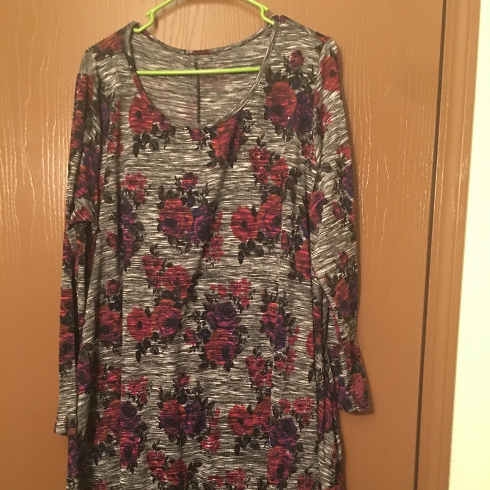 Brand name unknown Sz 3X long sleeve dress